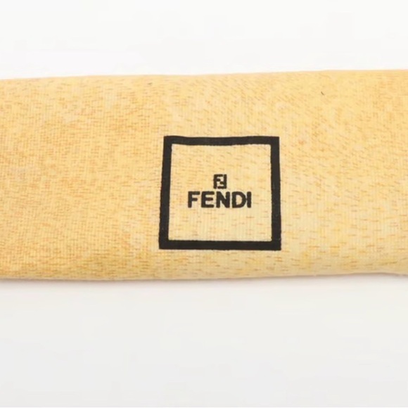 Authentic Fendi Zucchino Mamma Baguette Coating Canvas Shoulder bag Brown - Picture 12 of 12